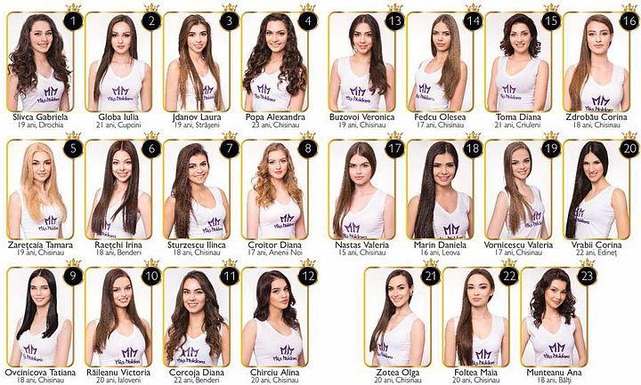 23 de participante vor concura pentru titlul „Miss Moldova 2016” (FOTO)