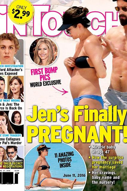 Представитель Дженнифер Энистон опроверг слухи о беременности актрисы