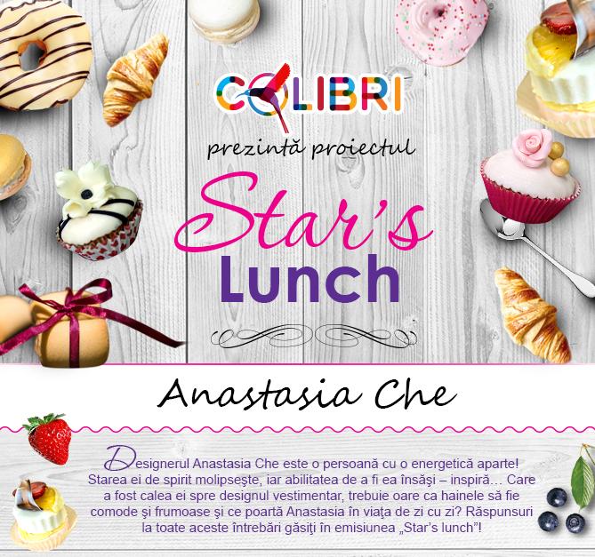 Stars’s lunch: Anastasia Che
