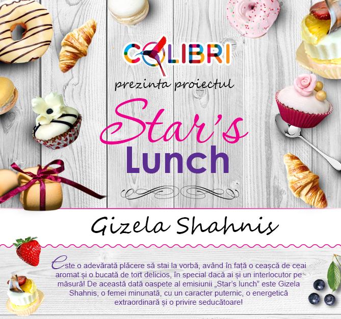 Stars’s lunch: Gizela Shahnis