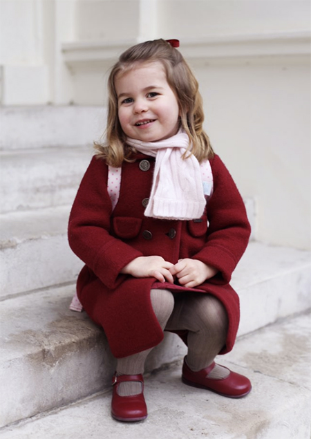 Fotografii din prima zi de grădiniță. Prințesa Charlotte este adorabilă!
