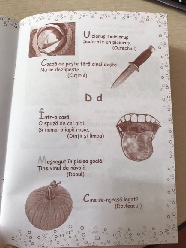Ghicitori... pentru copii?! Imagini +18, surprinse într-o carte vândută în librăriile din Chișinău