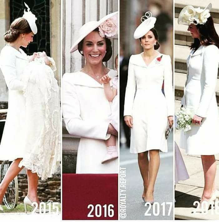 Kate Middleton, în aceeaşi rochie patru ani la rând, înclusiv la nunta regală