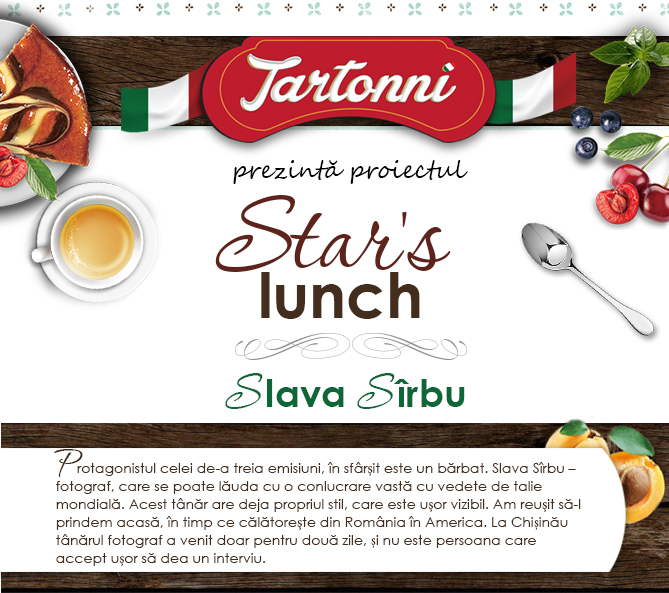 Star's lunch: Slava Sîrbu