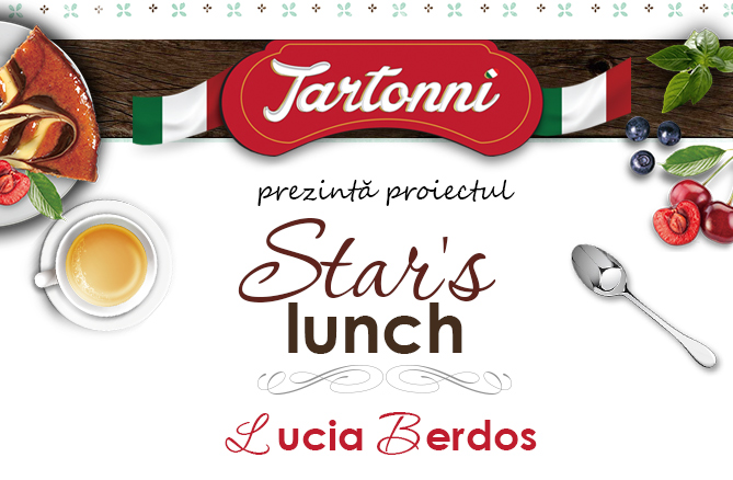 Star's lunch: Lucia Berdos