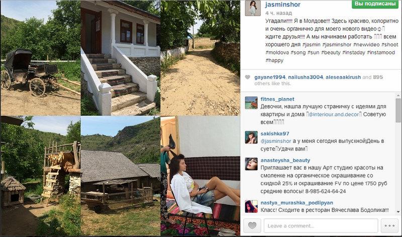 Jasmin își face videoclip în Moldova. Primele imagini de la filmare