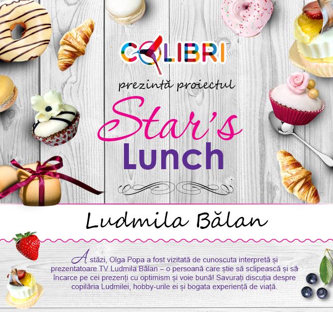 Star’s lunch: Ludmila Bălan