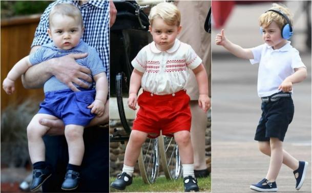 Motivul incredibil pentru care Prințul George apare doar în pantaloni scurți