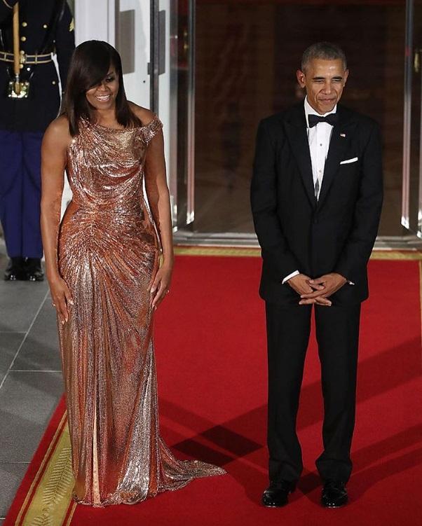 Мишель Обама поразила гостей на прощальном ужине своего мужа