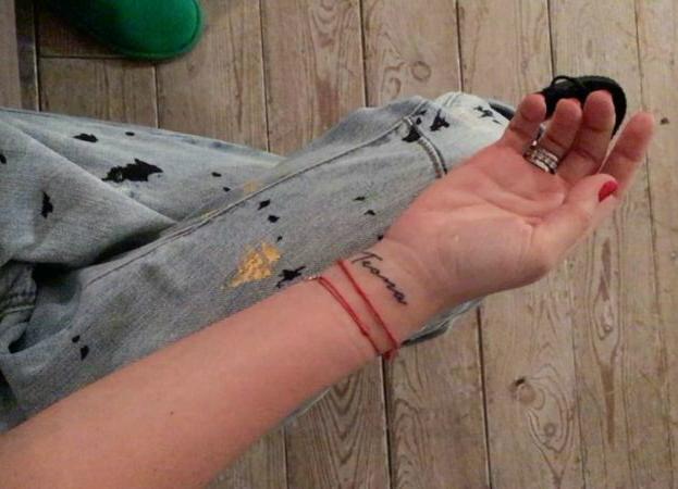Ксения Бородина посвятила дочери татуировку