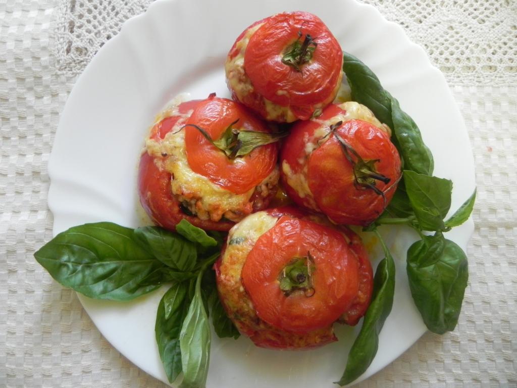 Запечённые помидоры с нежной мясной начинкой от Марии Андриуцэ