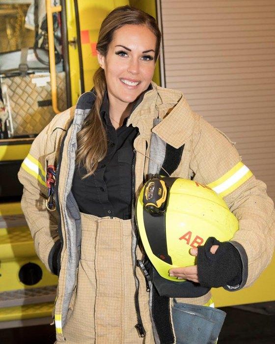 В Норвегии живет самая горячая женщина-пожарный