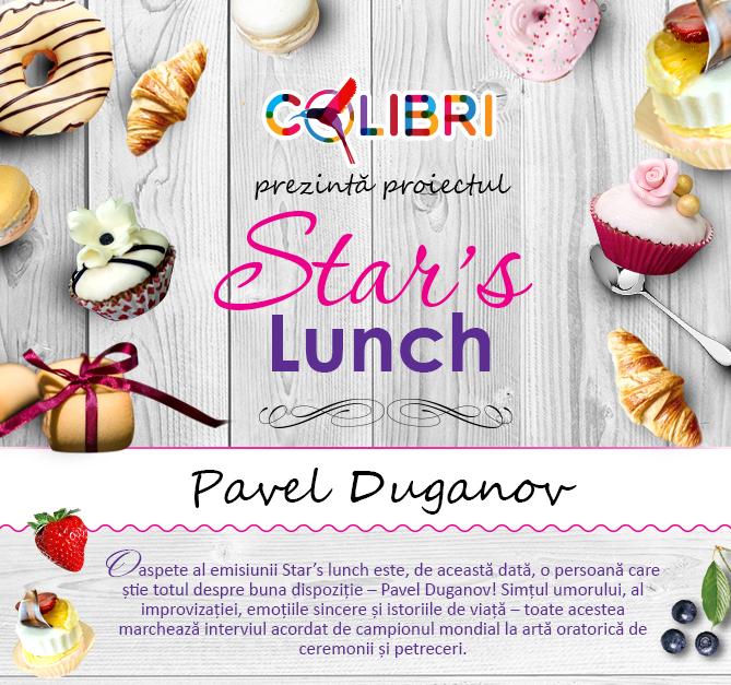 Stars’s lunch: Pavel Duganov