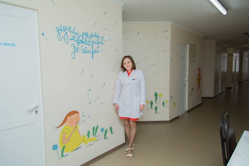 Arterapia a „înflorit” încă o secție a Spitalului Clinic Municipal de Copii Nr.1, din Chișinău!