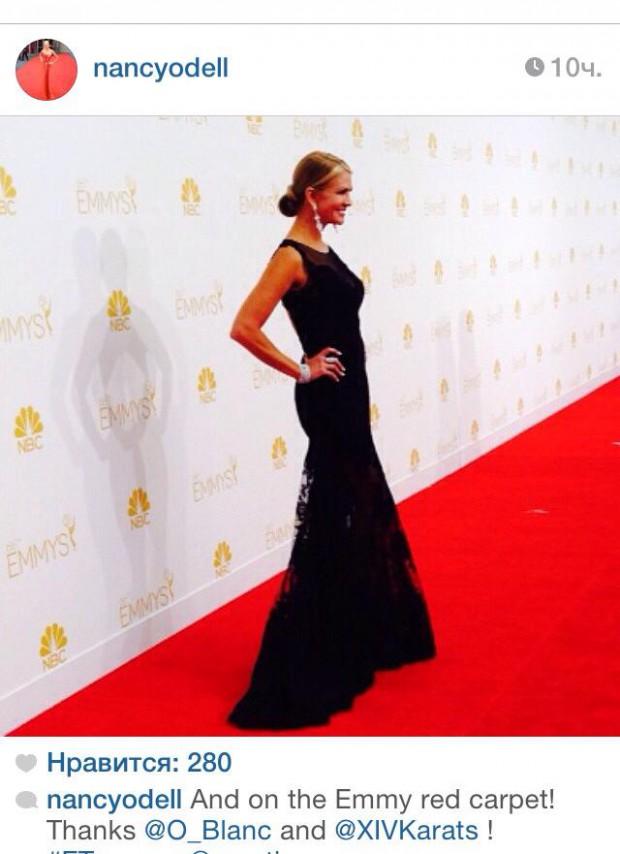 Rochia unui designer din Moldova, pe covorul roșu la Emmy Awards 2014!