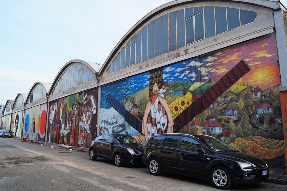 Pictură impresionantă pe pereții bibliotecii din Costești. Vezi cine este autorul (FOTO)