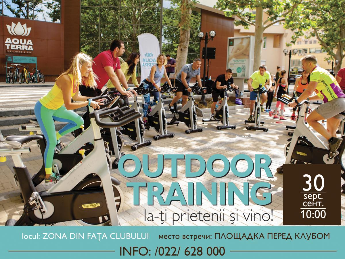 Завершающая outdoor-тренировка этого сезона в Aquaterra Wellness & Spa
