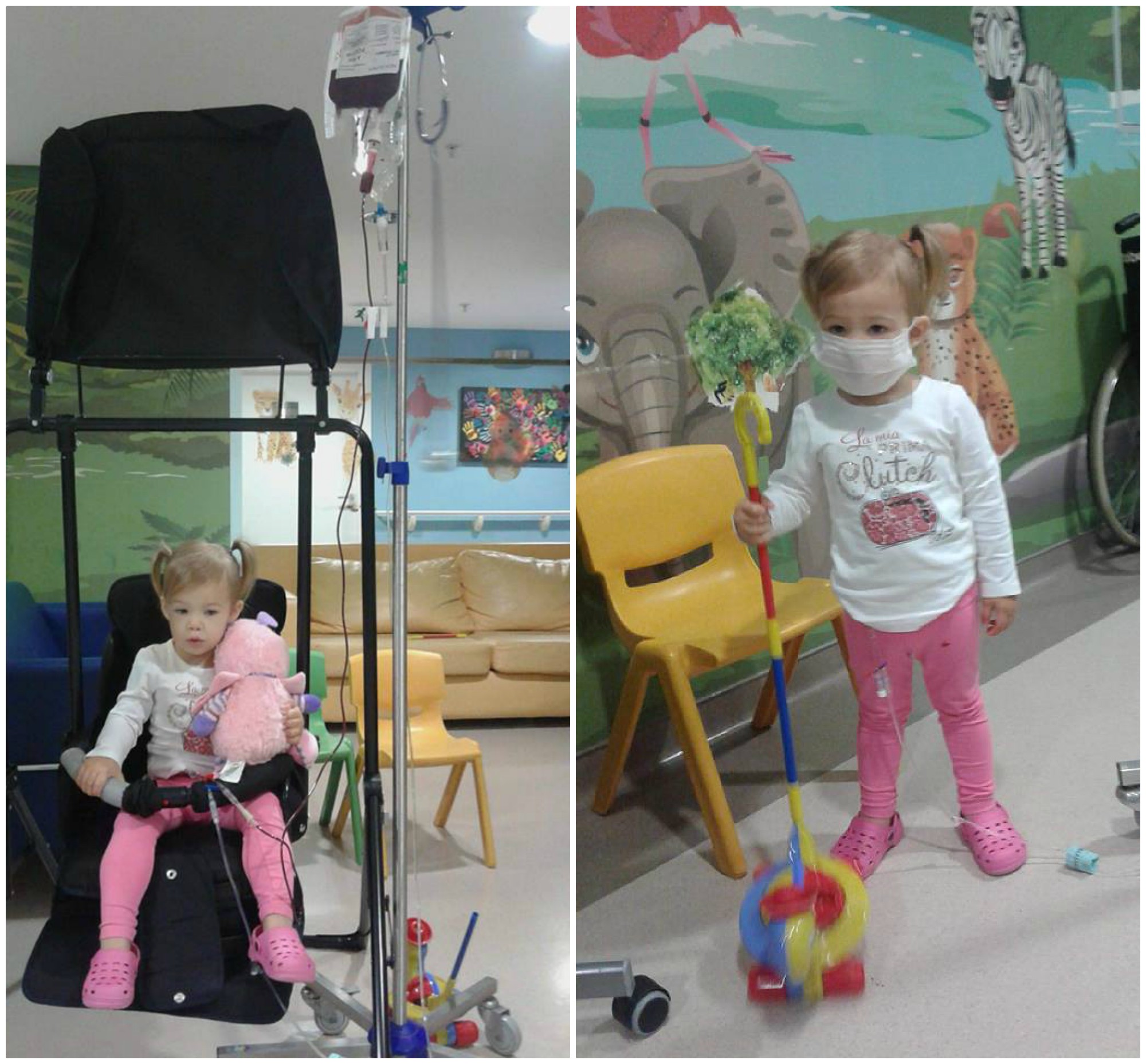 O fetiță de 2 ani suferă de cancer. Părinții au pierdut anterior alți doi copii din același motiv