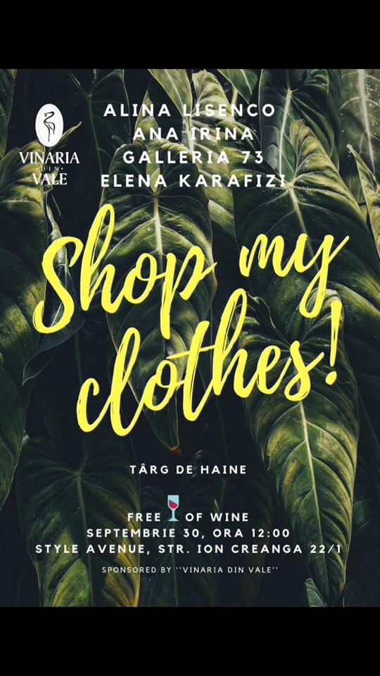 Ana Irina, Elena Karafizi și alte fashionista își vând hainele! Tu vii la târg?