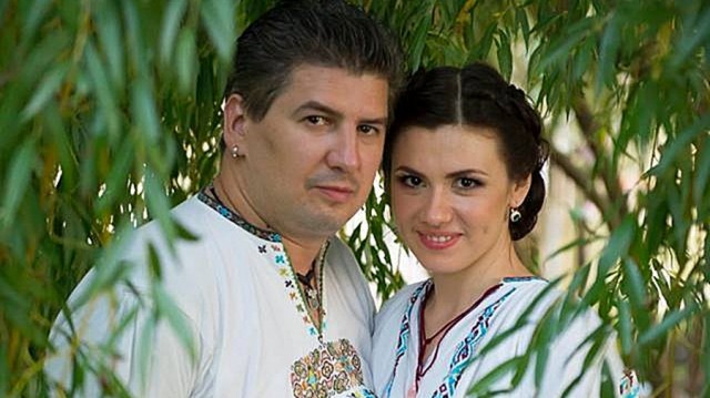 Nicu Țărnă și soția sa, într-o fotografie de colecție, de Dragobete – FOTO