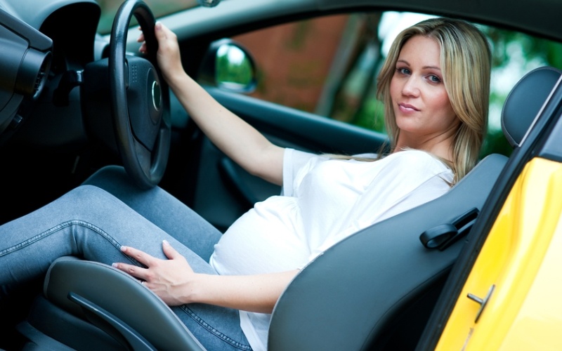 Беременность и вождение автомобиля