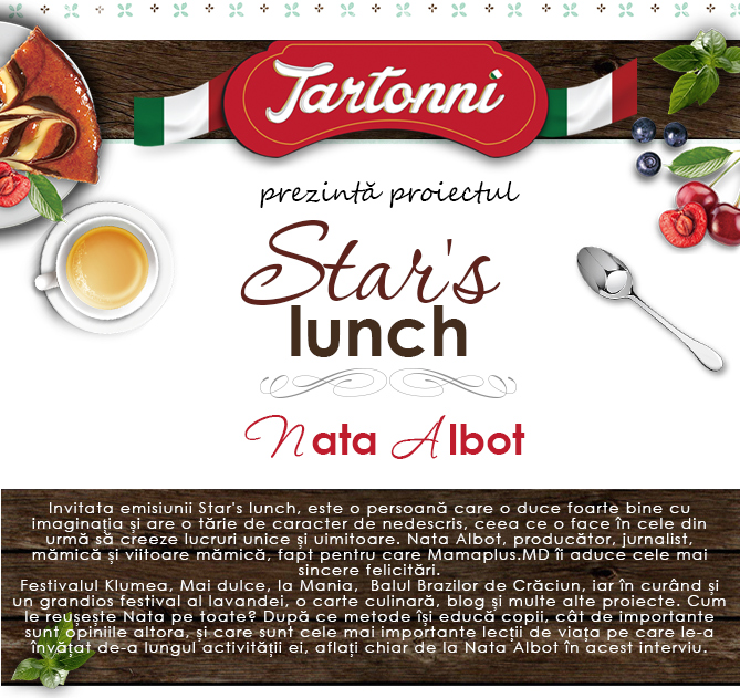 Star's lunch: Nata Albot