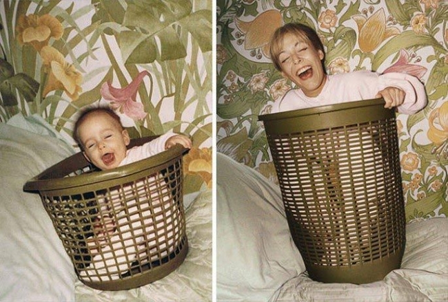 Назад в прошлое: 35 детских снимков, сделанных годами спустя