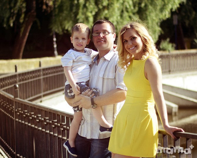 Family portret: Nadejda Verina și Serghei Buzovschi