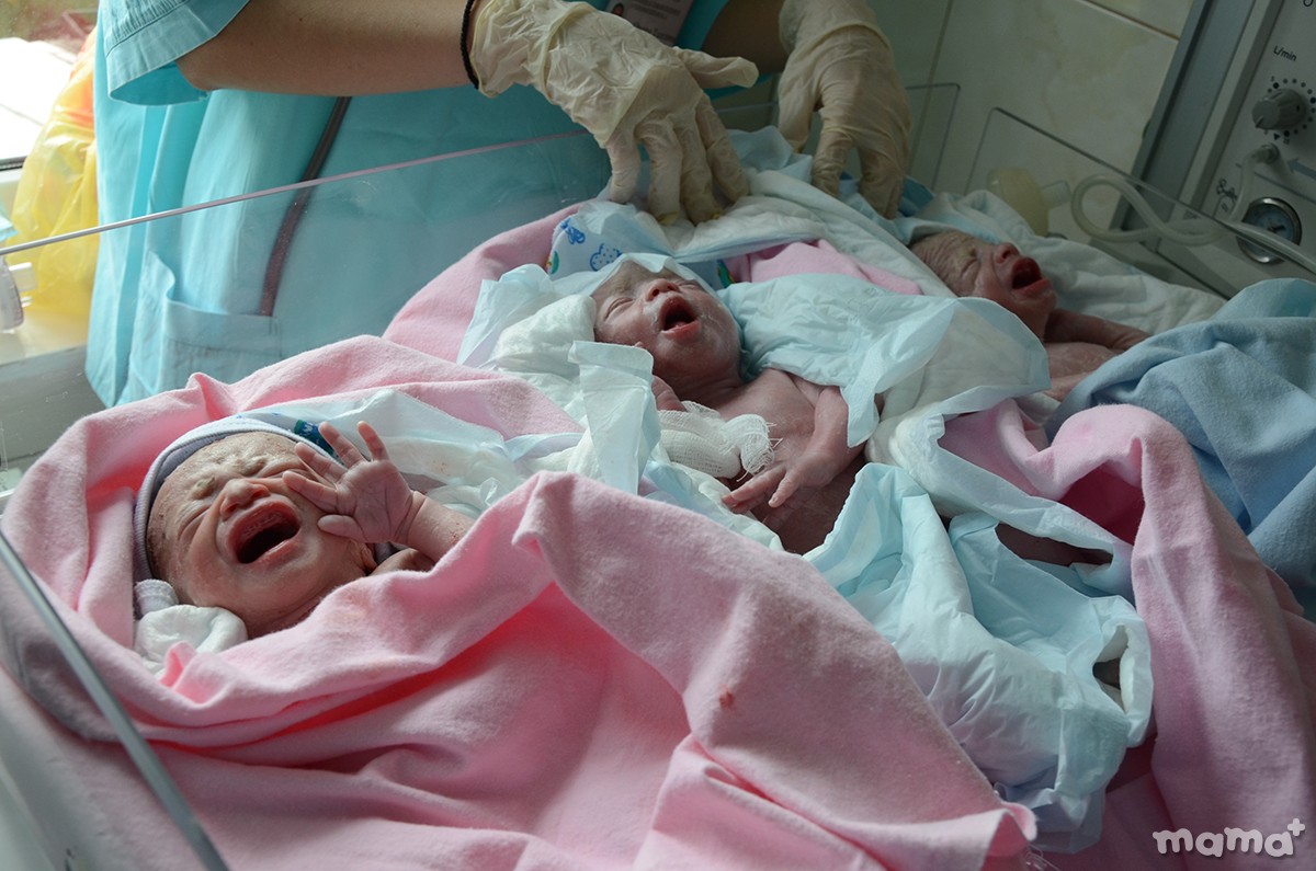 Tripleți născuți la Spitalul Clinic Municipal Nr.1
