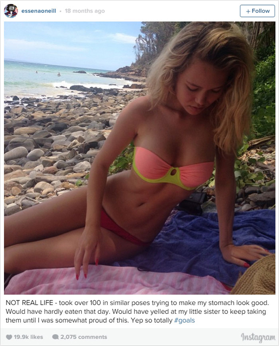 18-летняя модель раскрывает правду о красивых фотографиях в Инстаграме